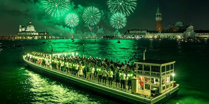 Festa del Redentore di Venezia · Boat Party (Mega Chiatta)